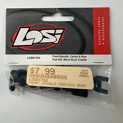 Losi LOSB1702 Front Spindle Carrier & Rear Hub Set (for Micro Rock Crawler) NEW - Image 1 of 2