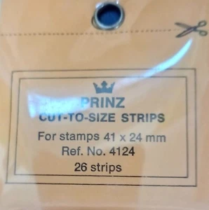 Prinz Cut To Size Strips. Stamps Mounts For Stamps 42 X24mm. 26 Strips. - Picture 1 of 1