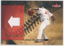 PEDRO MARTINEZ 2005 Fleer Ultra GOLD FOLLOW THE LEADER JERSEY 188/250 RED SOX
