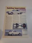 1969 Dodge Dart Revell Scale Model  Print Ad 1996 8x11 Vintage Great To Frame 