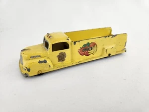 VTG RARE TOOTSIE TOY 1940'S MACK INTERNATIONAL PICKUP TRUCK YELLOW USA Longbed - Picture 1 of 16