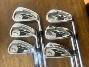 Callaway Apex Forged 2019 Iron Set 6pcs 5-Pw Flex S Stiff NS PRO MODUS3 TOUR 120 - Picture 1 of 12