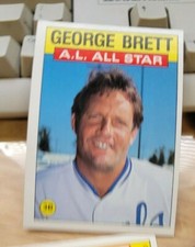 1986 Topps #714 George Brett Kansas City Royals HOF