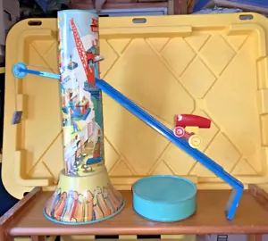 WOLVERINE GIANT SANDY ANDY #64 SAND LOADER CONSTRUCTION LITHOGRAPHED TIN TOY - Picture 1 of 16