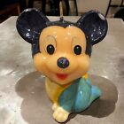 VINTAGE Walt Disney's Mickey Mouse Candle Mini Figure Rare Vintage Disney Candle