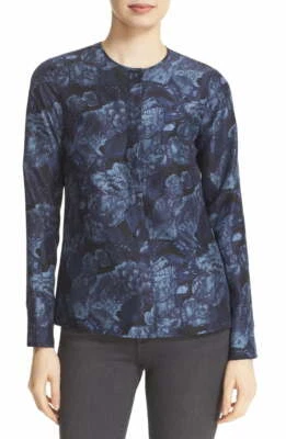 Top de seda estampado floral Elizabeth And James para mujer talla pequeña L1326 Foto 1 de 4