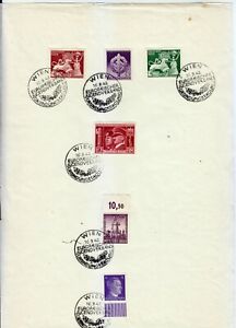 Germany 1942 Foundation Day of the European Youth Organization Vienna A4 2 pages