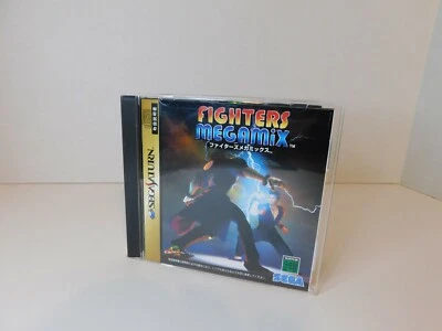 Fighters Megamix W/ Spine Card Sega Saturn SS Japan Import G9720 USA SELLER - Image 1 of 3