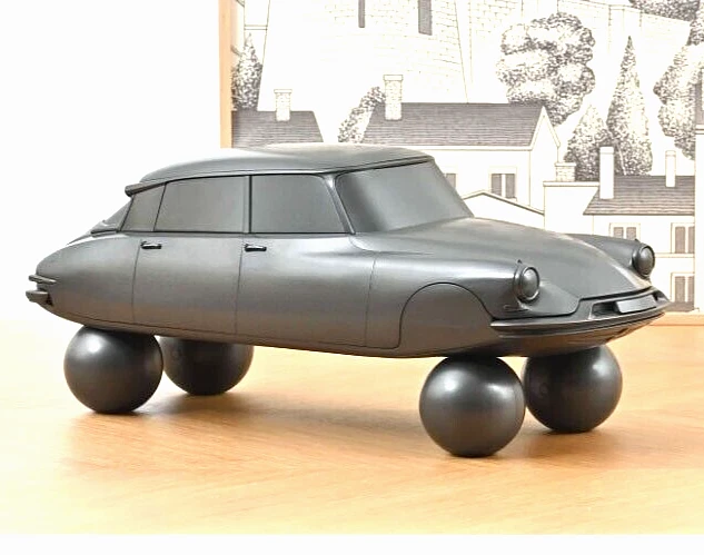 Citroen DS 19 Su Palline, Scultura, Limitata, Grigio Opaco, 1:12 NOREV - Immagine 1 di 2