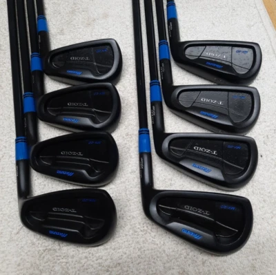 MIZUNO T-ZOID MX 20 3-PW BLACK NITRIDE BLUEPRINTED SPINE ALIGNED BLK S300 STIFF - Image 1 of 4