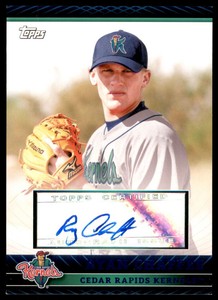 2010 Topps Pro Debut Prospect Autographs Blue #RC Ryan Chaffee /199