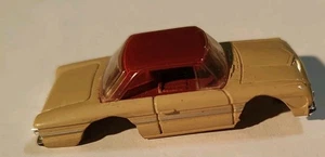Vintage Aurora T-jet 63' Ford Falcon Tan Brown HO Slot Car Body Decent - Picture 1 of 8
