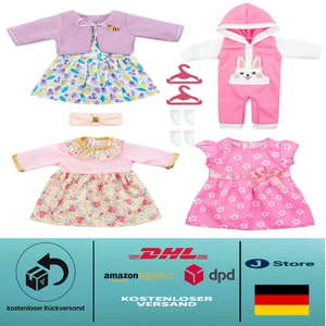 Klettverschluss-Puppenkleidung | 35-45 cm | Babypuppen-Outfit - Bild 1 von 7