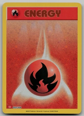 Basic Fire Energy Classic Collection Trading Card Game Classic 033/034 NM - Image 1 of 2