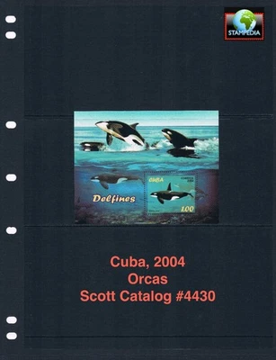 Valor Scott de $2,50 - Orcas caribeñas 2004 s/s orcas asesinas CV MNH NH UMM Foto 1 de 4