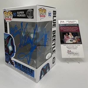 XOLO MARIDUENA SIGNIERT BLUE BEETLE DC FUNKO POP JSA AUTHENTIFIZIERT - Bild 1 von 8