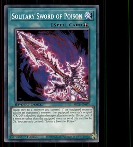Yugioh Solitary Sword of Poison #SBCB-EN078 LP - Picture 1 of 2