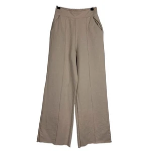 Tkees Hose weites Bein Damen French Terry Pull On Stretch hellbraun Größe 1 Small - Bild 1 von 4