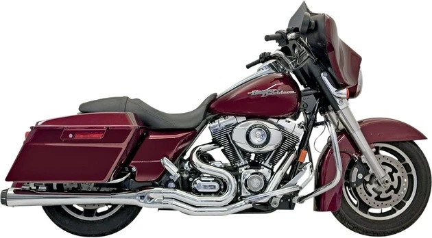 Bassani Road Rage II Megaphone Exhaust System Chrome #FLH-767 Harley Davidson Foto 1 de 1