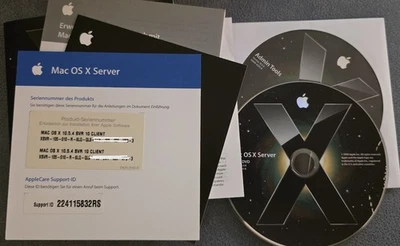 Apple Mac OS X Server 10.5.4 - 10 Clients - Retail - Deutsch - MB606D/A - Bild 1 von 3