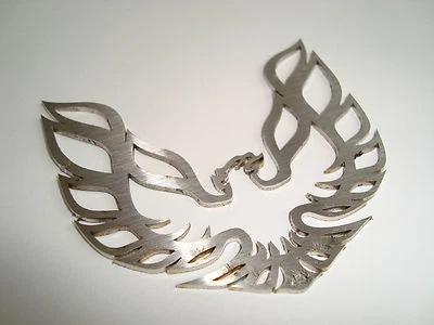 全新 & 金属 Firebird Trans AM 挡泥板徽章 Formula Pontiac 不锈钢 — 第 1/4 张图片