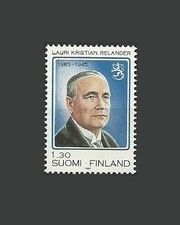 Finland Stamps 1983 The 100th Anniversary Birth Lauri Kristian Relander - MNH
