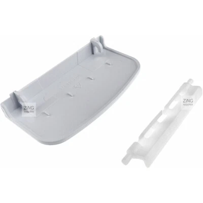 LEC Fridge Freezer Door Handle Lock Catch Kit R5010 R5010W R5511 CRX5011W White - Image 1 of 4