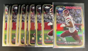 2024 Topps Chrome LUKE McCAFFREY (10x) Rookie Lot w/ Refractor Commanders #244 - Picture 1 of 2