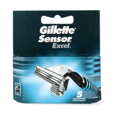 Gillette Sensor Excel Klingen 5 stück Rasierklingen - Bild 1 von 2