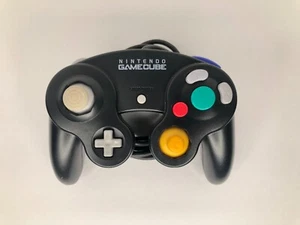 Mando Oficial Nintendo GameCube Negro Jet (OEM T2 Tight Stick) *DOL-003 - Imagen 1 de 11
