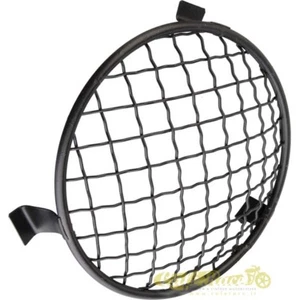 GIRGLIA NERA IN ACCIAIO FARO MOTO 140MM 5-3/4 SCRAMBLER CAFERACER MOTO CUSTOM - Imagen 1 de 2