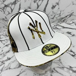 New Era Cap MLB NY Yankees White | Black Pipping | Desert Digital Camo 59FIFTY - Bild 1 von 7