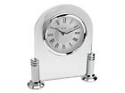 New Acctim Bewdley Clear Mantel Clock Polished Metal Glass Traditional Home