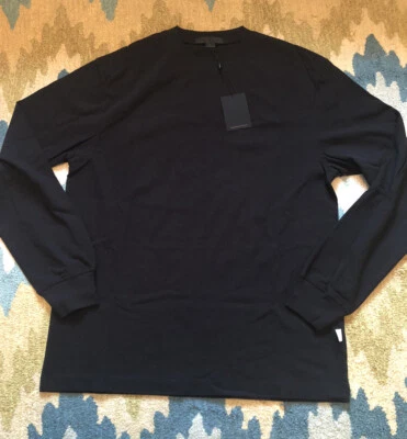 Men’s Alexander Wang Long Sleeve High Twist Black T-shirt - Size Small - NEW - Image 1 of 4