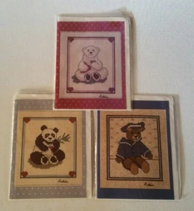 Carta punto croce MPR Associates Robin Rowe NUOVA orso polare, orso marinaio e panda - Foto 1 di 5