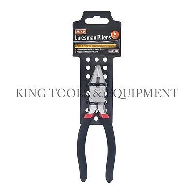 Alicates combinados KING 6" LINIMANS con bordes de corte lateral NUEVO Linesman Linesmans Foto 1 de 3