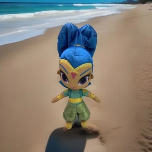 Shimmer & Shine Genie Puppe Plüsch Fisher Price 10 Zoll NUR Glanz - Bild 1 von 10