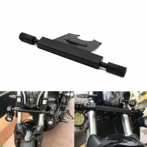 Black Head Fog Spot Light Mounting Bracket Adapter For Benelli 502C Leoncino 250 - Picture 1 of 7