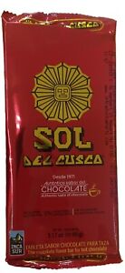 Sol Del Cuzco Chocolate de Taza 3.17oz | Sol Del Cusco hot Chocolate Peru 6 Pack