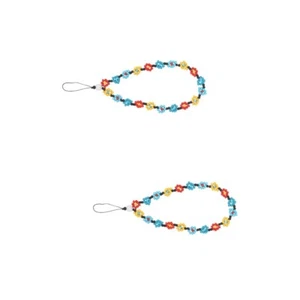 2 PCS Anti-verlorenes Handy-Seil Lanyard Perle Handgelenksgurt Für Mobiltelefon - Zdjęcie 1 z 12
