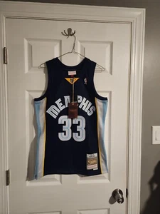 Memphis Grizzlies Marc Gasol Mitchell & Ness 08/09 NBA Swingman Jersey Sz Small  - Picture 1 of 4