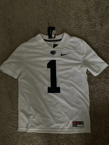 NIKE PENN STATE UNIVERSITY NITTANY LIONS #1 LIMITED JERSEY JAHAN DOTSON MEDIUM Cover