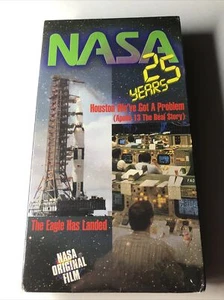 New Old Stock NOS Sealed VHS TAPE NASA 25 Years: Apollo 13/Eagle Has Landed - Picture 1 of 2