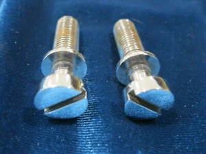 Vintage 1976 Gibson Chrome Tailpiece STUDS for Les Paul SG Marauder S-1 L6-S - Picture 1 of 4