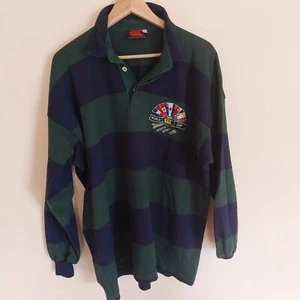 VINTAGE 1995 RUGBY WORLD CUP SOUTH AFRICA CANTERBURY RUGBY JERSEY XL - Picture 1 of 5