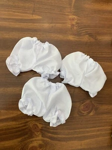 Fits 13” Corolle Les Cheries Doll CLothes Bloomers Panties Underwear Lot White - Picture 1 of 2