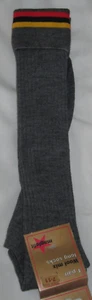 Adult Boys Grey Knee High TOT School Socks with 3 colour Bands Sz 7-11 NEW 09/11 - Picture 1 of 4
