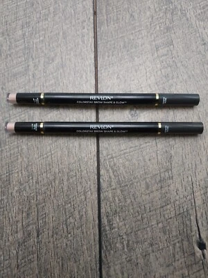 LOT OF 2-Revlon Colorstay Brow Shape & Glow #250 SOFT BLACK, New, Loose no box - Image 1 of 4
