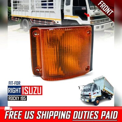 Luz de lámpara de esquina superior lateral derecha para Isuzu Forward FTR FVR FRR 195 1991-1994 Foto 1 de 4