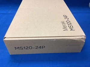 NIEODEBRANY Cisco Meraki MS120-24P-HW 24-portowy przełącznik Ethernet PoE NOB - Zdjęcie 1 z 6